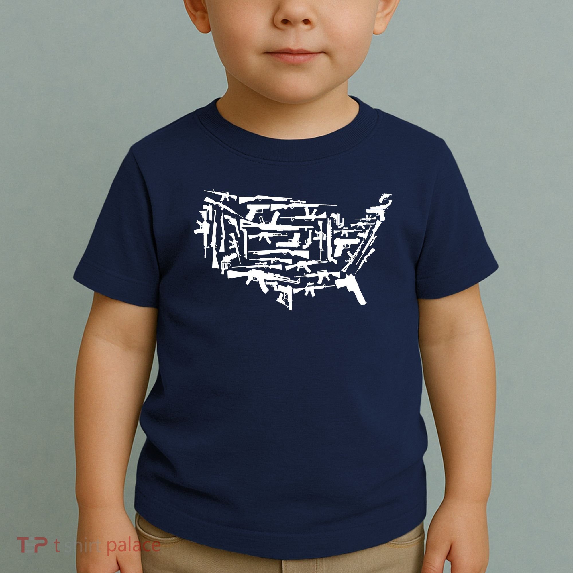 American Gun Map Toddler T-Shirt