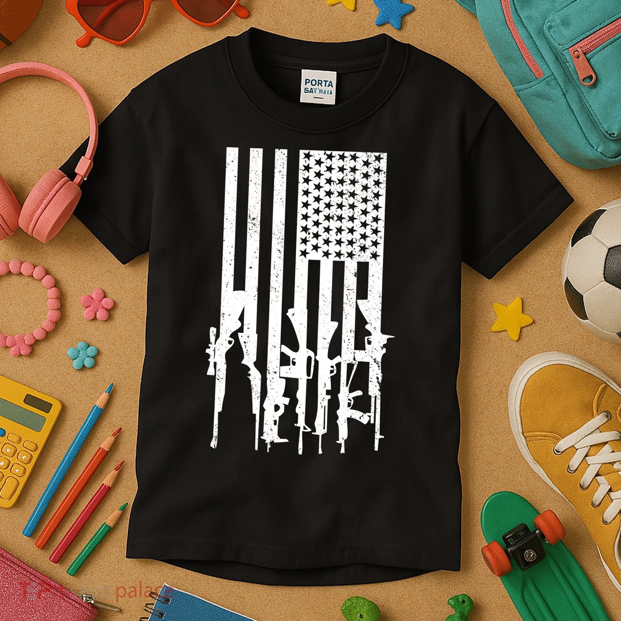 American Guns Kids T-Shirt