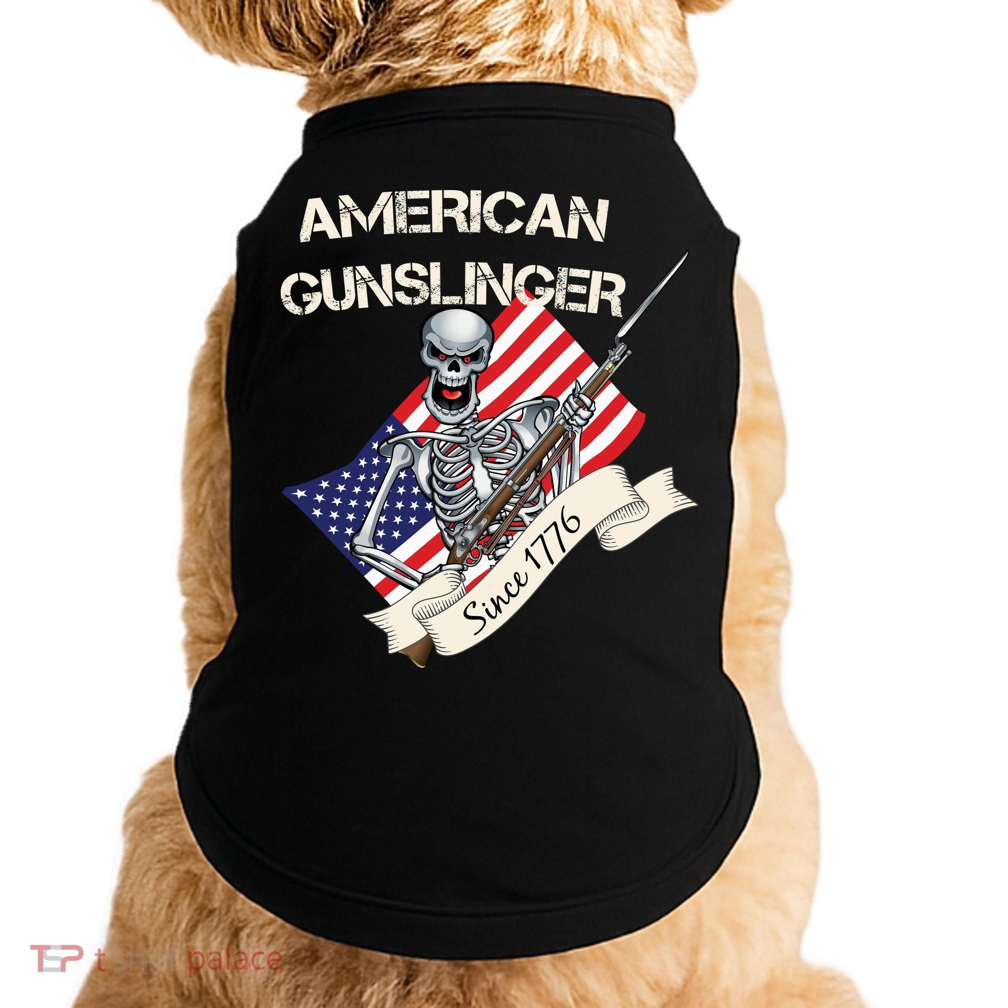 American Gunslinger Since 1776 Doggie Tank