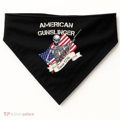 American Gunslinger Since 1776 USA-Made Doggie Bandana