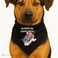American Gunslinger Since 1776 USA-Made Doggie Bandana thumb 1