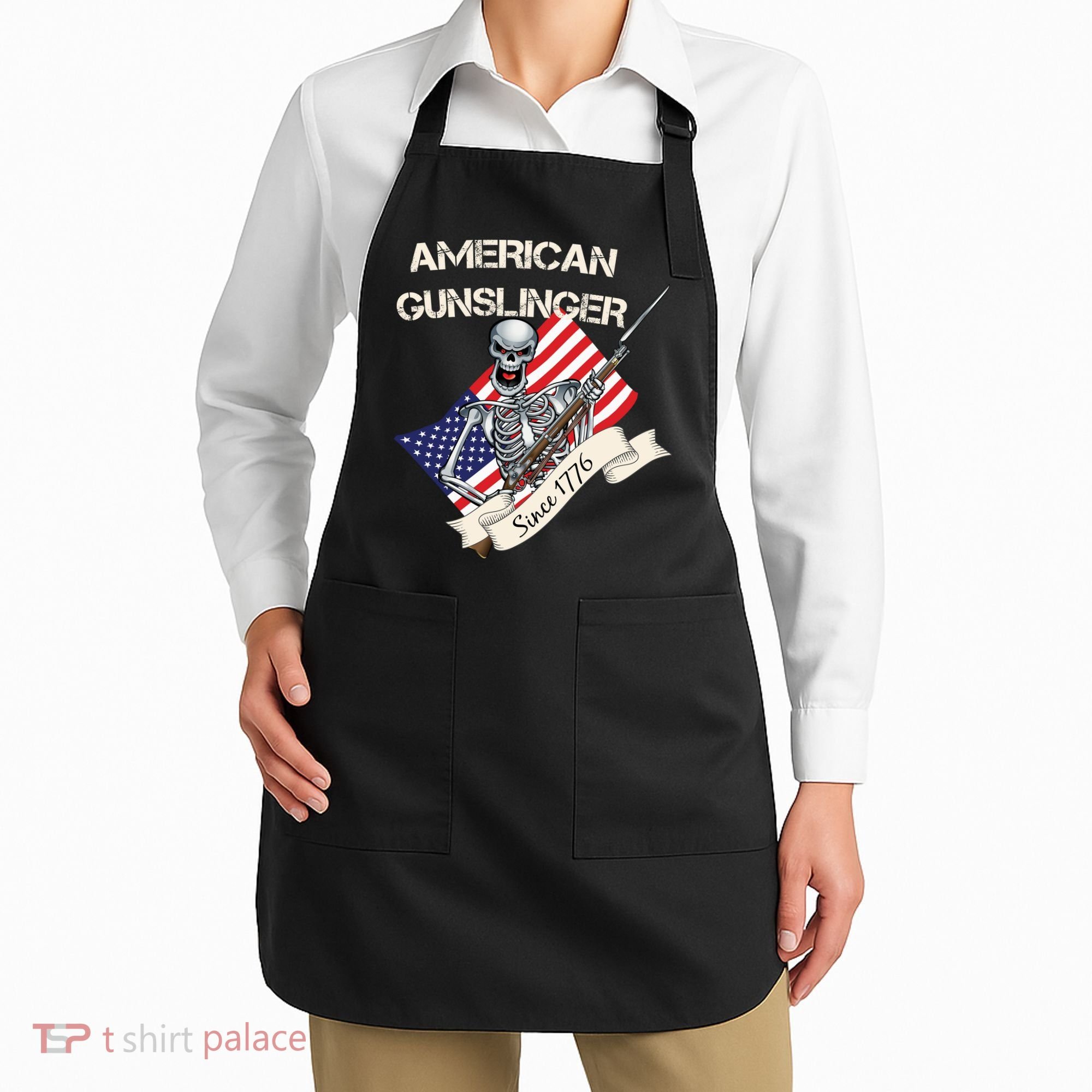 American Gunslinger Since 1776 Apron