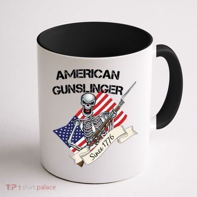 American Gunslinger Since 1776 Coffee Mug back