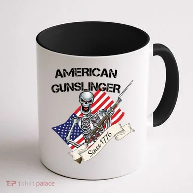American Gunslinger Since 1776 Coffee Mug back
