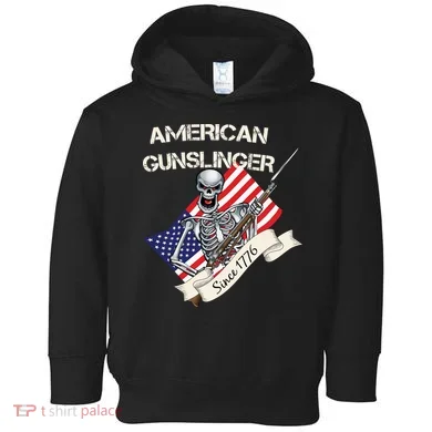 American Gunslinger Since 1776 Toddler Hoodie