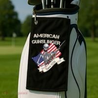 American Gunslinger Since 1776 Golf Towel thumb 2
