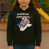 American Gunslinger Since 1776 Kids Hoodie thumb 3