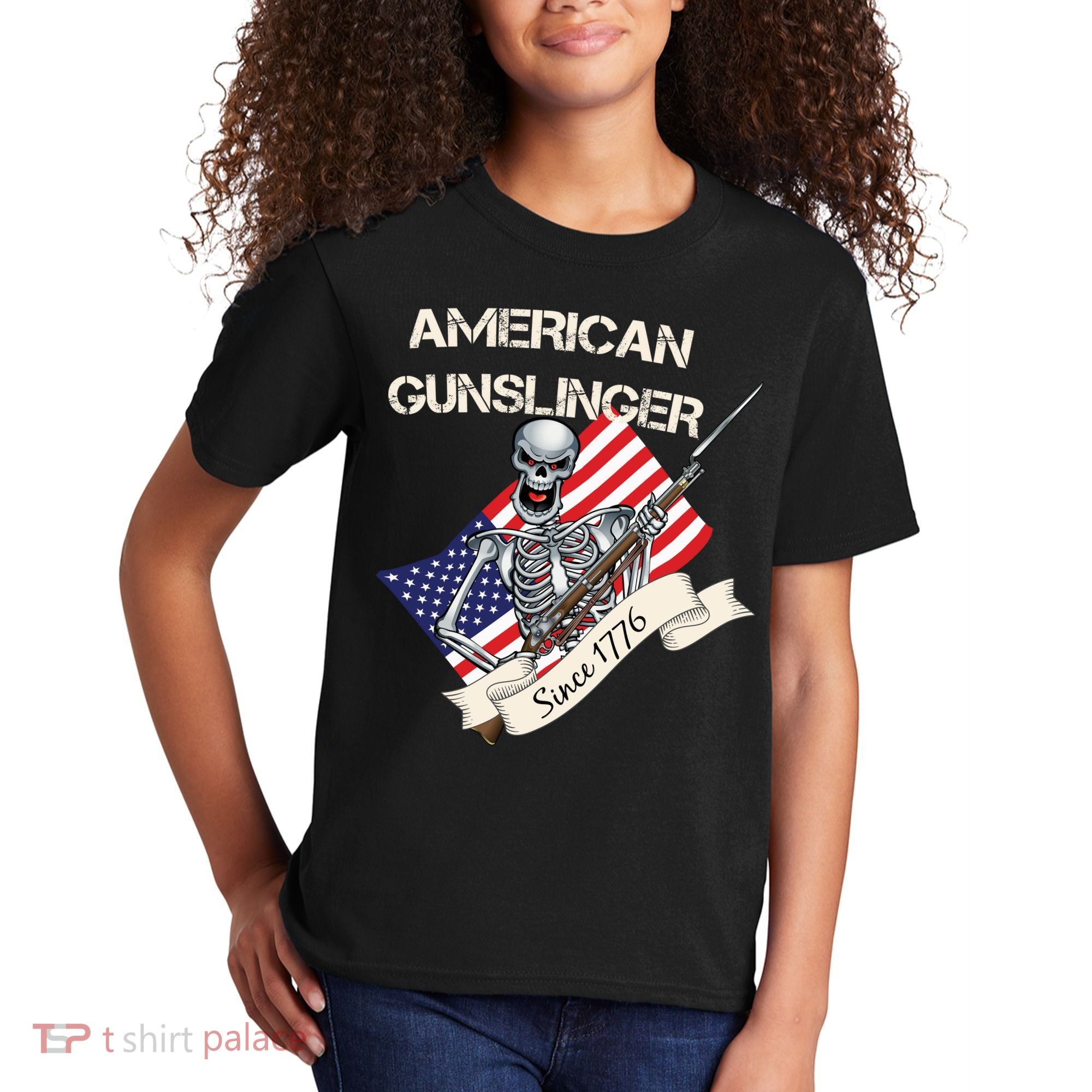 American Gunslinger Since 1776 Kids T-Shirt