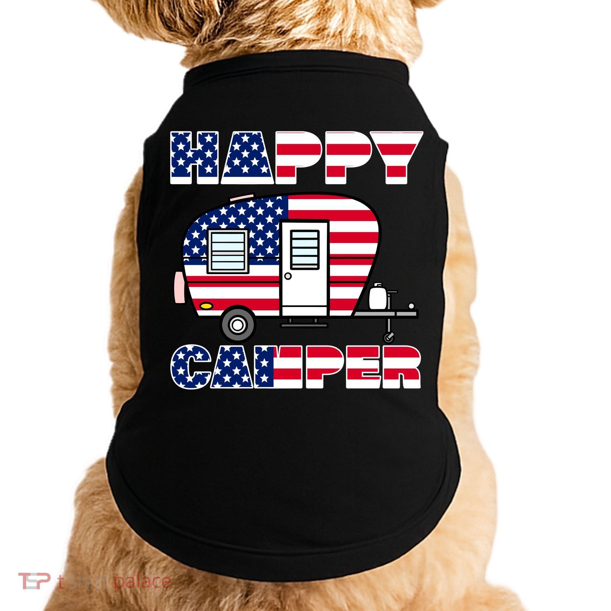 American Happy Camper USA Doggie Tank