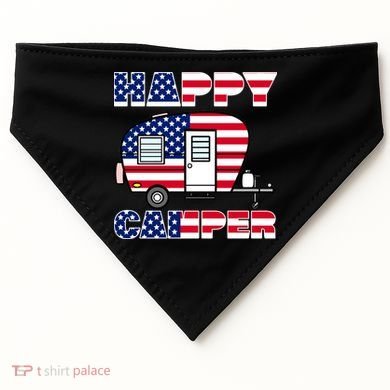 American Happy Camper USA USA-Made Doggie Bandana
