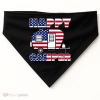 American Happy Camper USA USA-Made Doggie Bandana thumb 0