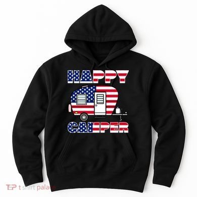 American Happy Camper USA Hoodie