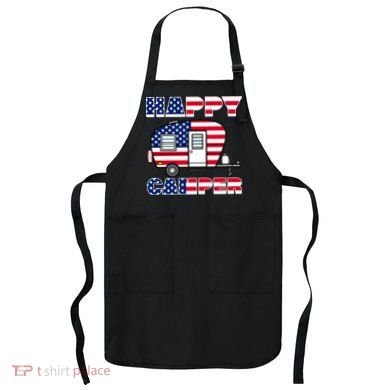 American Happy Camper USA Apron