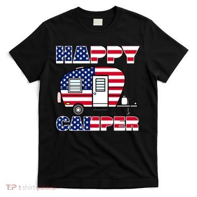 American Happy Camper USA T-Shirt