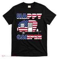 American Happy Camper USA T-Shirt thumb 0