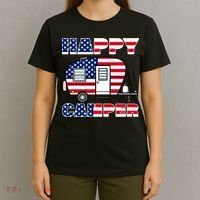American Happy Camper USA T-Shirt thumb 4
