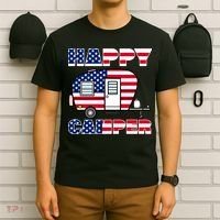 American Happy Camper USA T-Shirt thumb 6