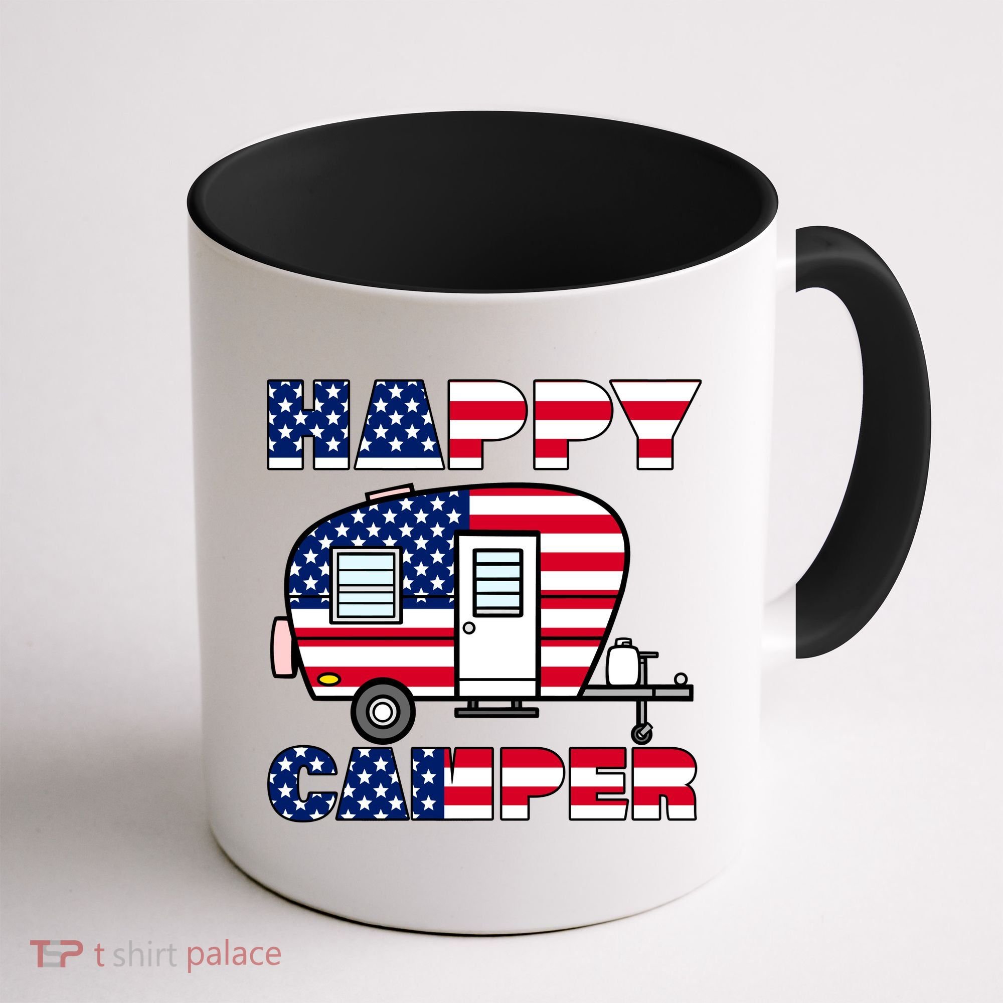 American Happy Camper USA Coffee Mug