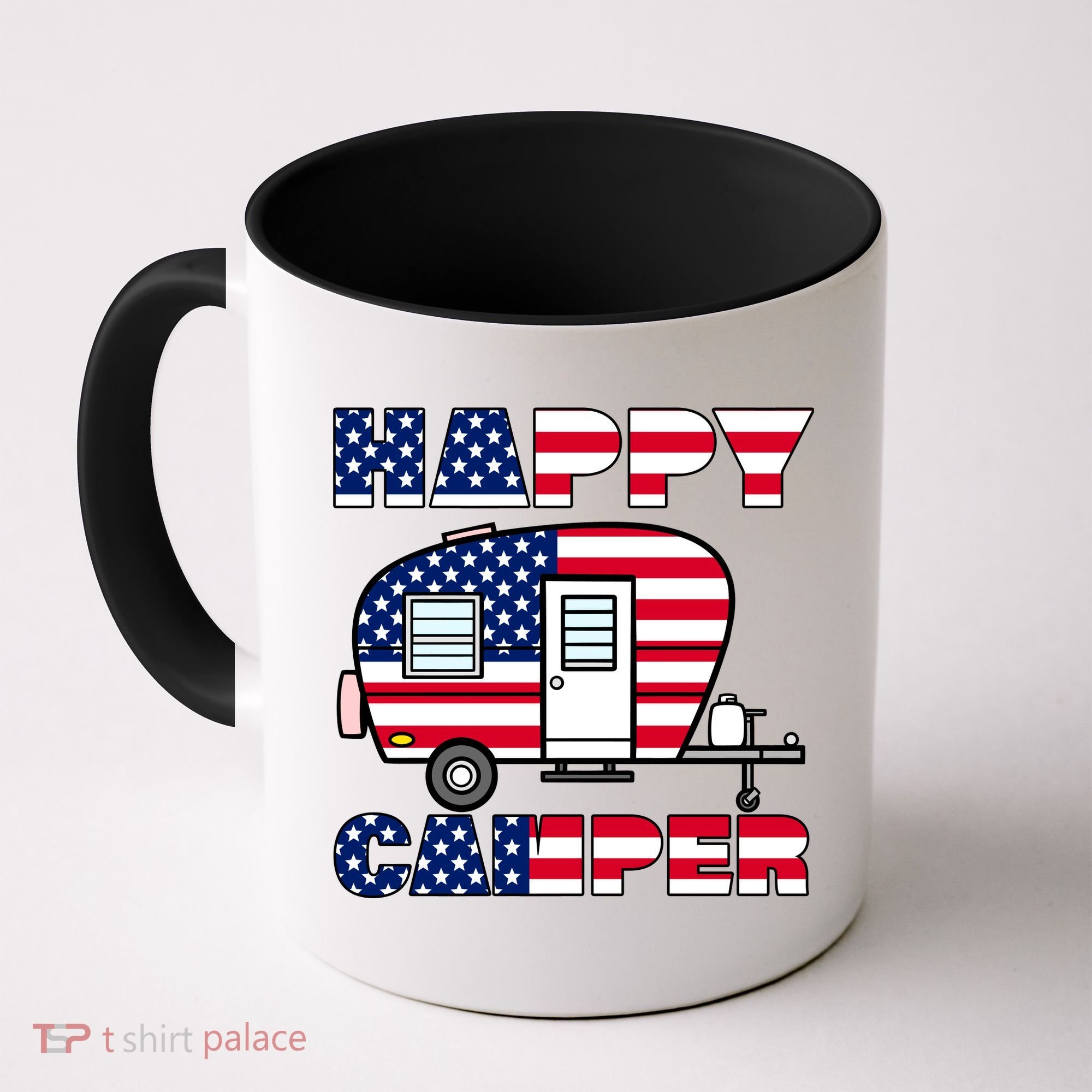 American Happy Camper USA Coffee Mug