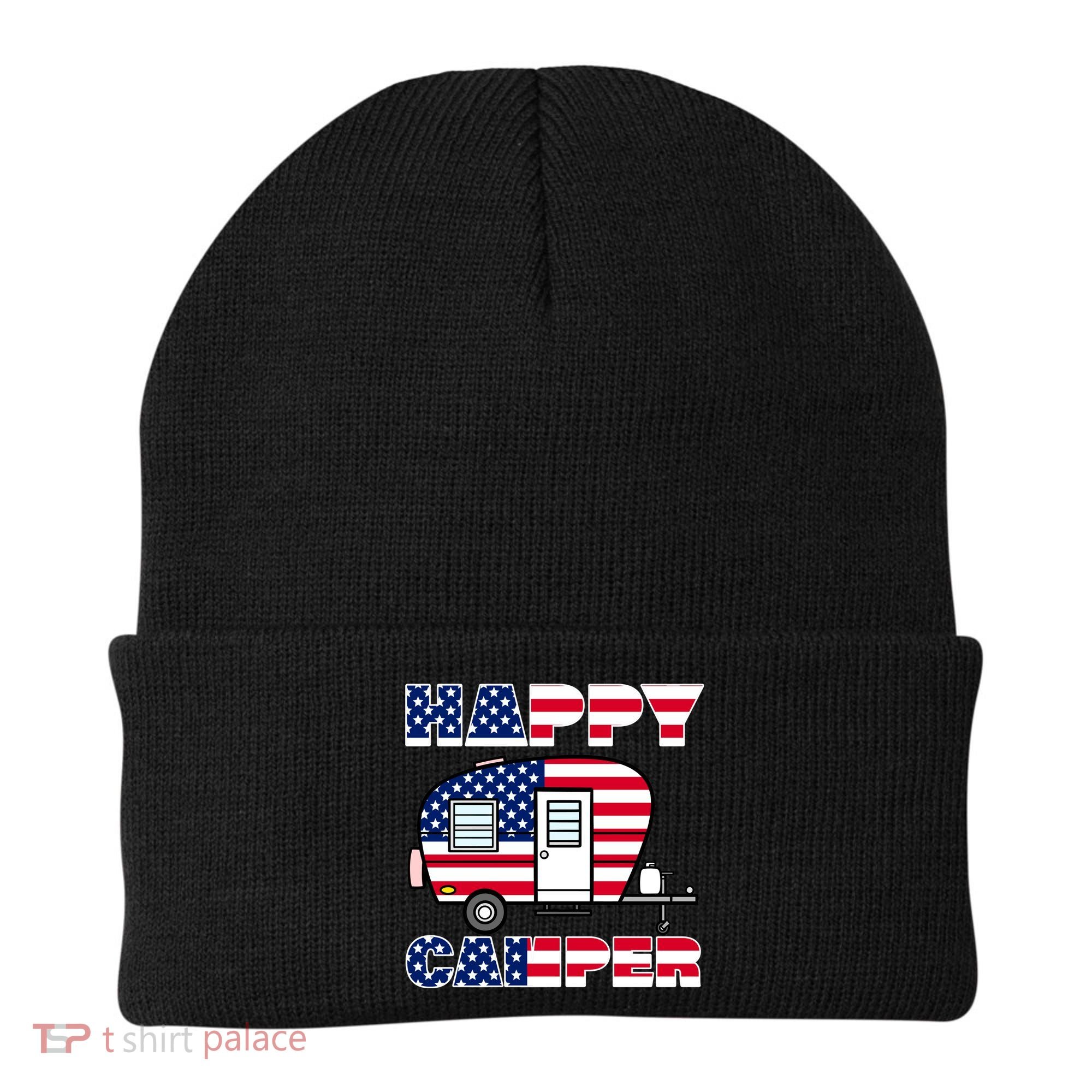 American Happy Camper USA Beanie