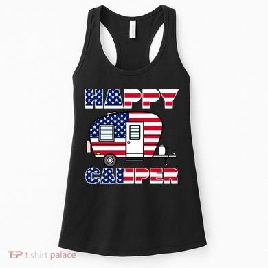 American Happy Camper USA Women's Tank Top
