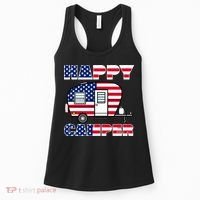American Happy Camper USA Women's Tank Top thumb 0