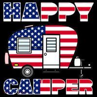 American Happy Camper USA Women's Tank Top thumb 5