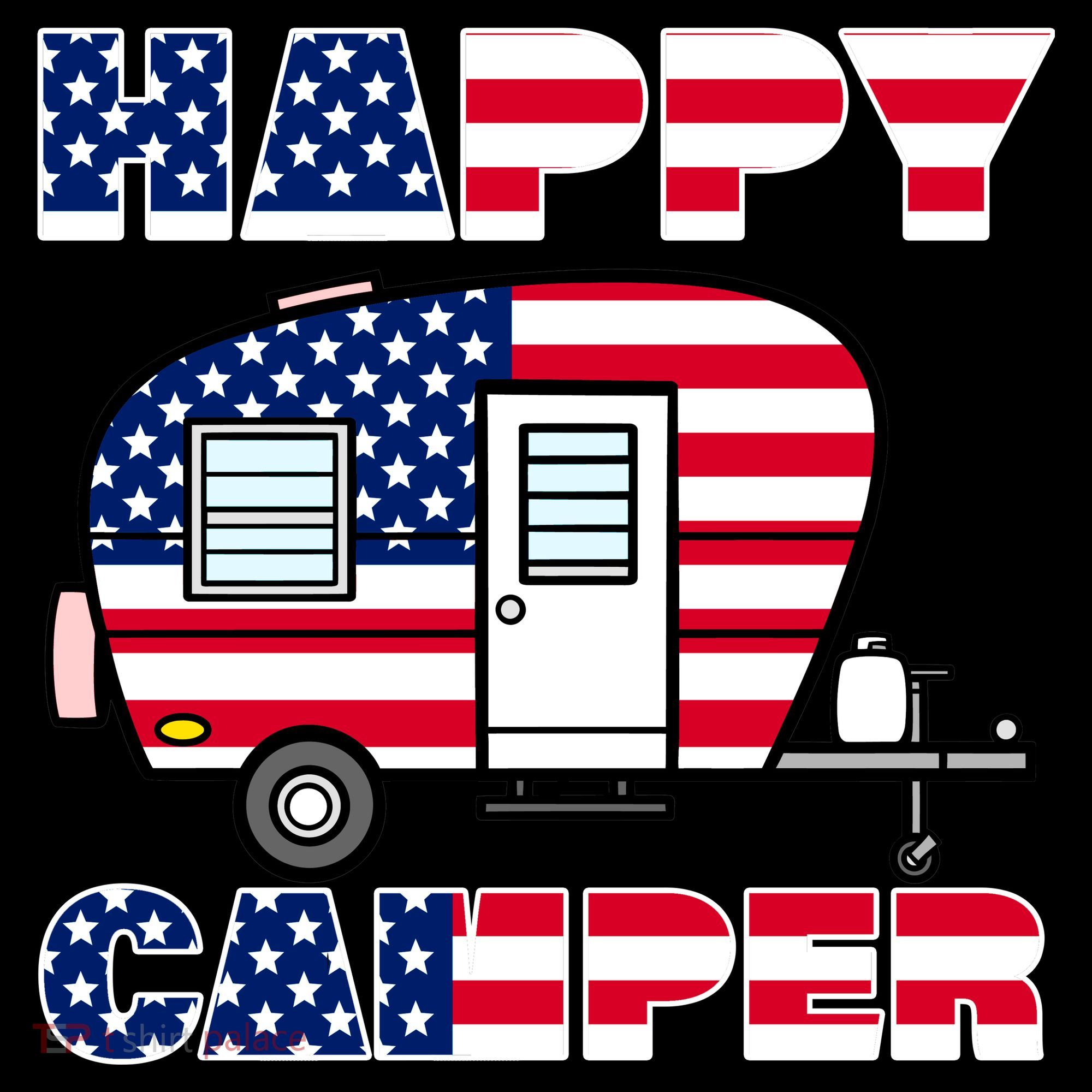 American Happy Camper USA Women's Tank Top