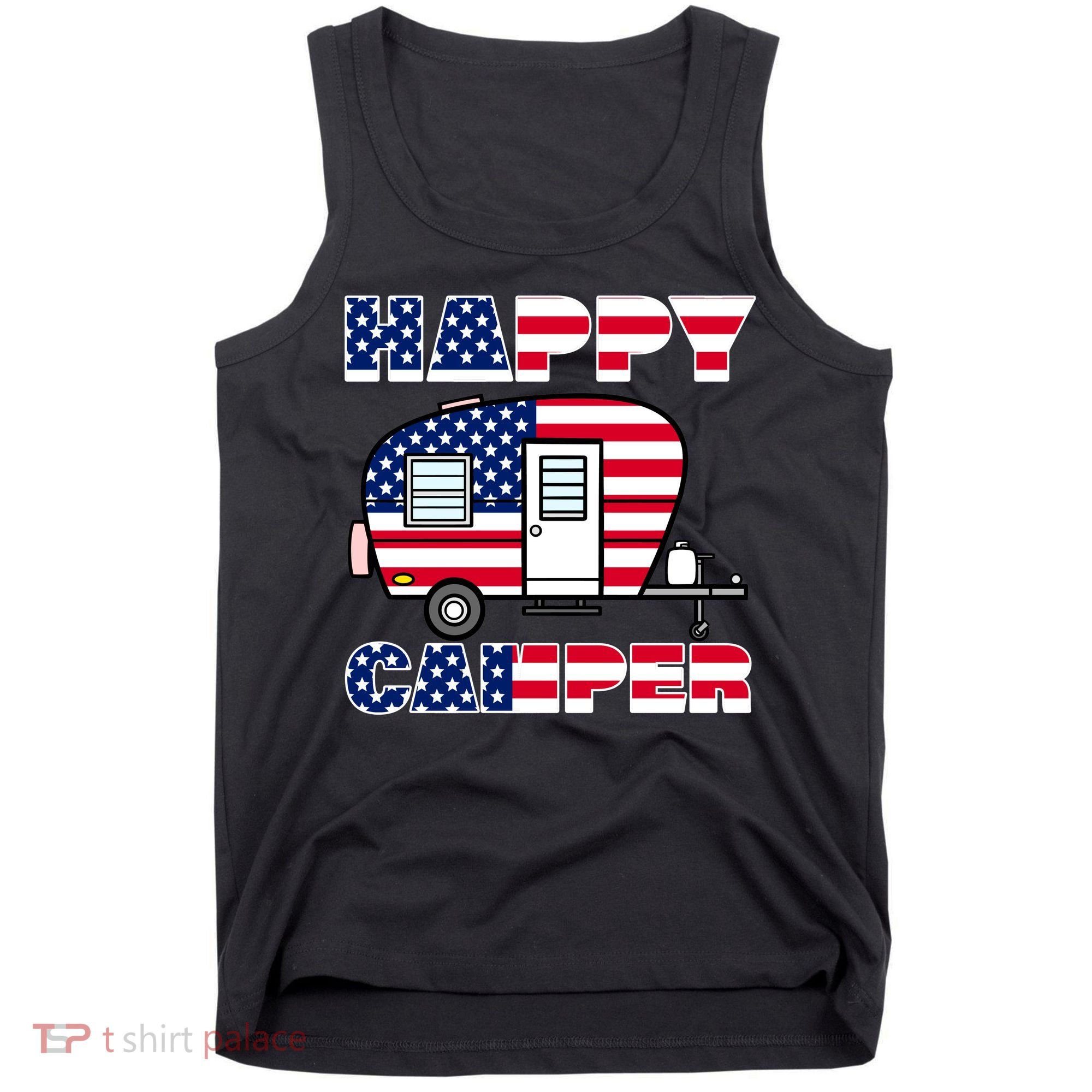 American Happy Camper USA Tank Top