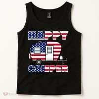 American Happy Camper USA Tank Top thumb 2