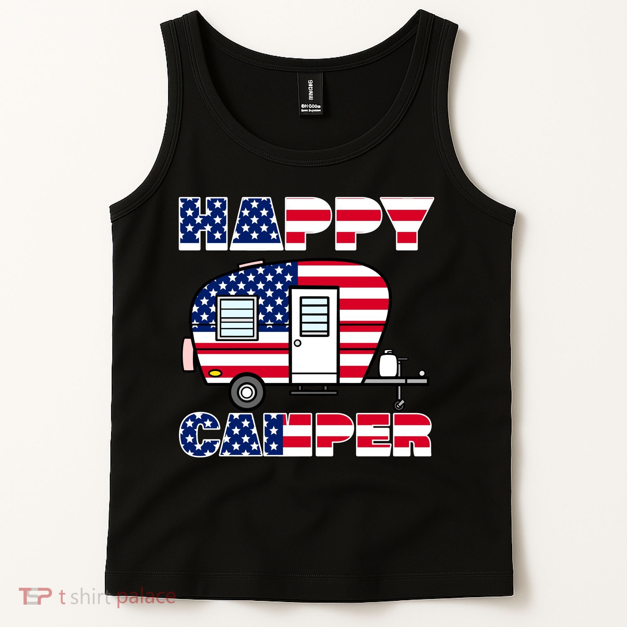 American Happy Camper USA Tank Top