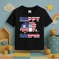 American Happy Camper USA Toddler T-Shirt thumb 3
