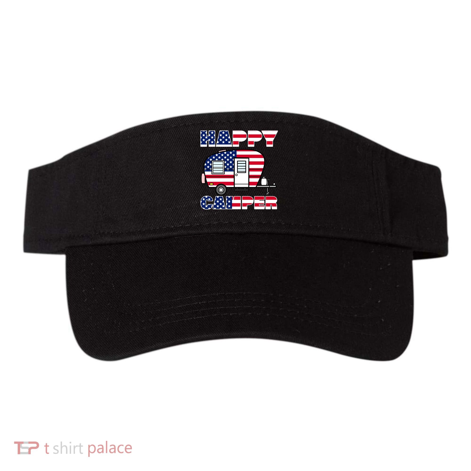 American Happy Camper USA Visor