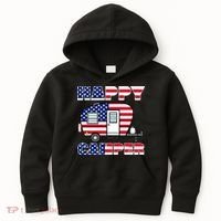 American Happy Camper USA Kids Hoodie thumb 0
