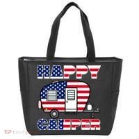 American Happy Camper USA Tote Bag thumb 0