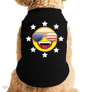 American Hippie Smiley Face Doggie Tank