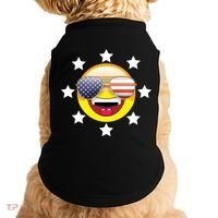 American Hippie Smiley Face Doggie Tank thumb 0