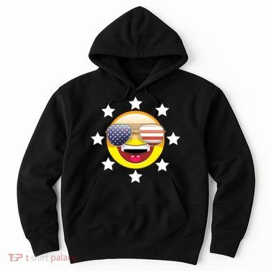 American Hippie Smiley Face Hoodie