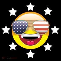 American Hippie Smiley Face Apron thumb 3