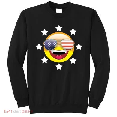 American Hippie Smiley Face Sweatshirt