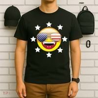 American Hippie Smiley Face T-Shirt thumb 6