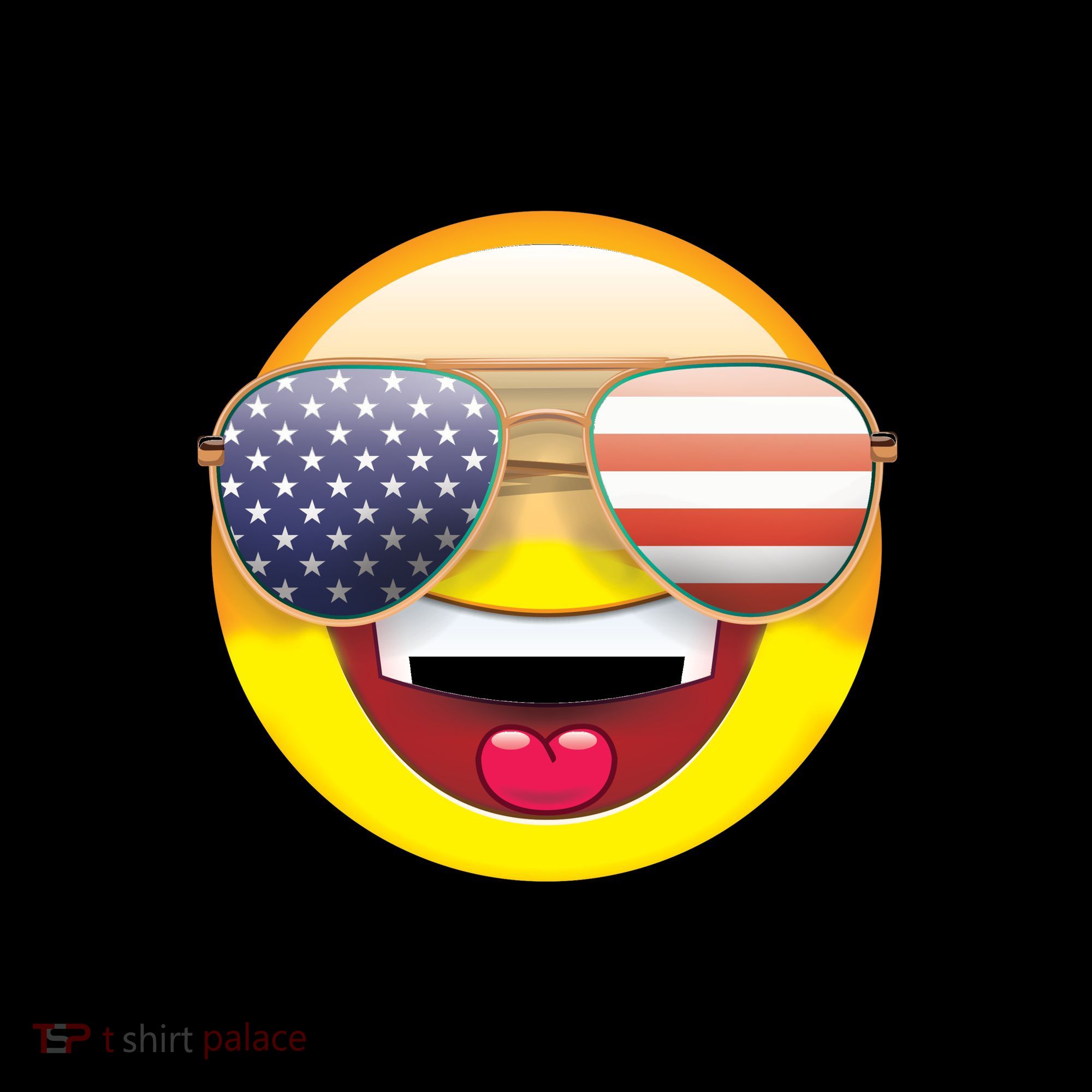 American Hippie Smiley Face Coffee Mug