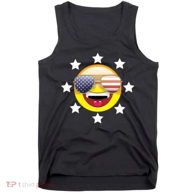 American Hippie Smiley Face Tank Top