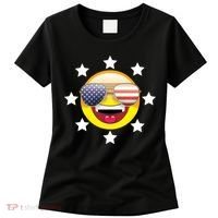 American Hippie Smiley Face Women's T-Shirt thumb 0