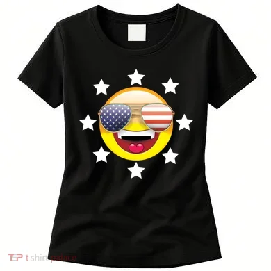 American Hippie Smiley Face Women's T-Shirt