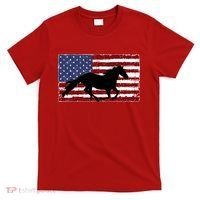 American Horse Flag Vintage T-Shirt thumb 0