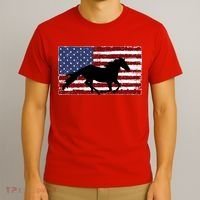 American Horse Flag Vintage T-Shirt thumb 3