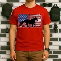 American Horse Flag Vintage T-Shirt thumb 6