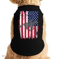 American Horse Racing Flag Doggie Tank thumb 0