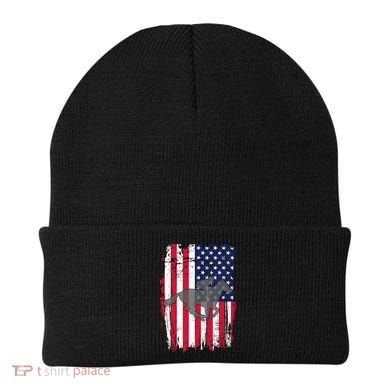 American Horse Racing Flag Beanie